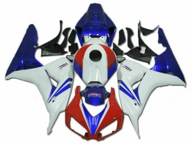 Wholesale 2006-2007 Honda CBR1000RR Motorcycle Fairing Kits - White Red Blue HRC