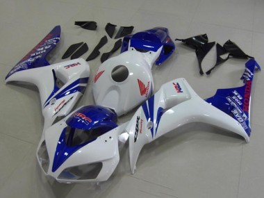 Wholesale 2006-2007 Honda CBR1000RR Motorcycle Fairings - White Blue Red HRC