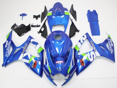 Wholesale 2006-2007 Suzuki GSXR 600/750 Motorcycle Fairings - Blue White Green Red