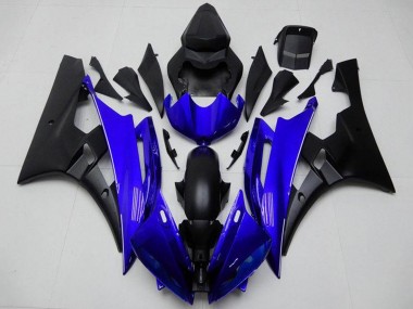 Wholesale 2006-2007 Yamaha YZF R6 Motorcycle Fairing - Blue Matte Black
