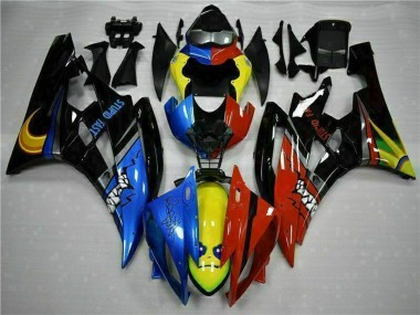 Wholesale 2006-2007 Yamaha YZF R6 Motorcycle Fairings - Yellow Blue Red Glossy Black Shark