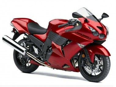 Wholesale 2006-2011 Kawasaki ZX14R ZZR1400 Motorcycle Fairings - Red