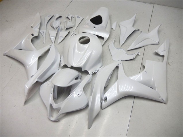 2007-2008 Honda CBR600RR Motorcycle Fairings - Pearl White