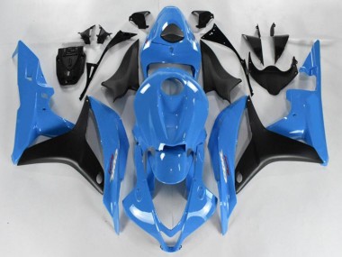 Wholesale 2007-2008 Honda CBR600RR Motorcycle Fairing - Light Blue Glossy Black