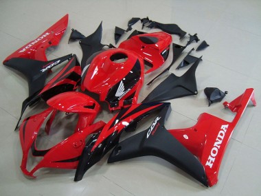 Wholesale 2007-2008 Honda CBR600RR Motorcycle Fairings - Red Matte Black OEM Style