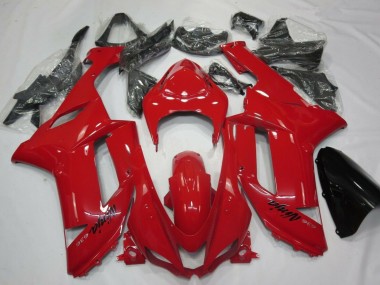 Wholesale 2007-2008 Kawasaki ZX6R Motorcycle Fairings - Red