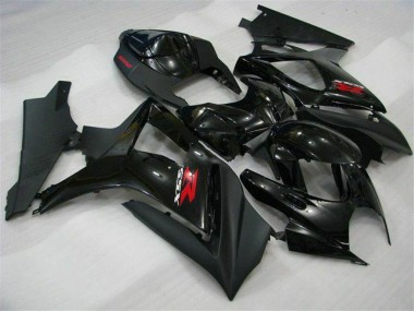 Wholesale 2007-2008 Suzuki GSXR 1000 Motorcycle Fairings - Glossy Black Matte Black Red