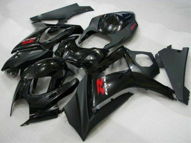 Wholesale 2007-2008 Suzuki GSXR 1000 Motorcycle Fairings - Glossy Black Matte Black Red