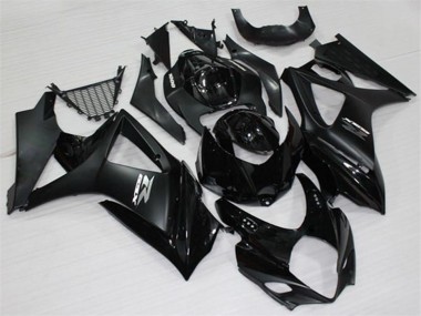 Wholesale 2007-2008 Suzuki GSXR 1000 Motorcycle Fairings - Glossy Black Matte Black White