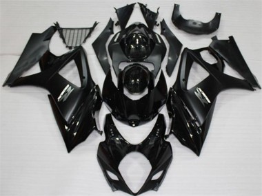 Wholesale 2007-2008 Suzuki GSXR 1000 Motorcycle Fairings - Glossy Black Matte Black White