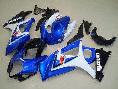 Wholesale 2007-2008 Suzuki GSXR 1000 Motorcycle Fairing - White Blue Black OEM Style