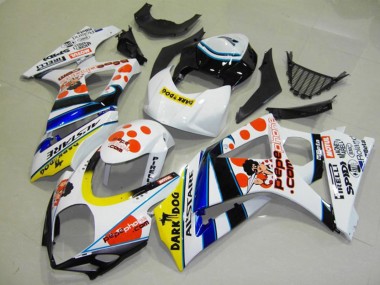 Wholesale 2007-2008 Suzuki GSXR 1000 Motorcycle Fairings - White Red Yellow Blue Black Pepe Phone