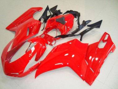 Wholesale 2007-2014 Ducati 848 1098 1198 Motorcycle Fairings - Red