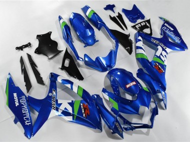 Wholesale 2008-2010 Suzuki GSXR 600/750 Motorcycle Fairings - Blue White Green Black