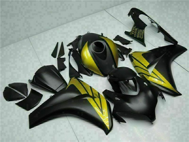 2008-2011 Honda CBR1000RR Motorcycle Fairings - Matte Black Gold