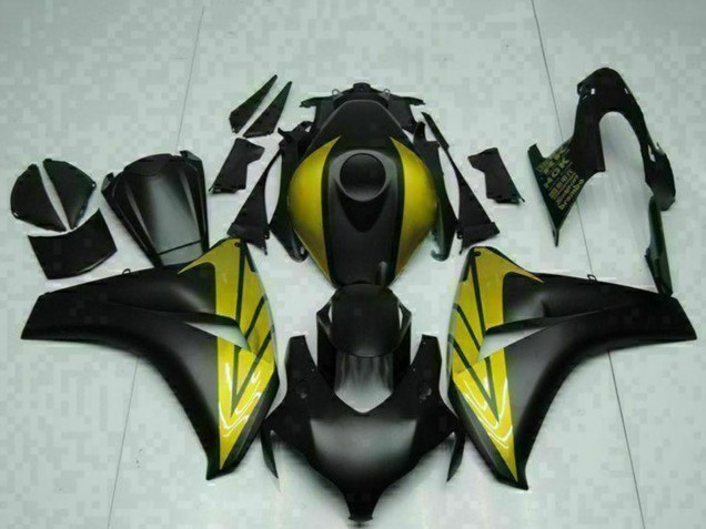 2008-2011 Honda CBR1000RR Motorcycle Fairings - Matte Black Gold