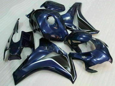 Wholesale 2008-2011 Honda CBR1000RR Motorcycle Fairings - Dark Blue Glossy Black
