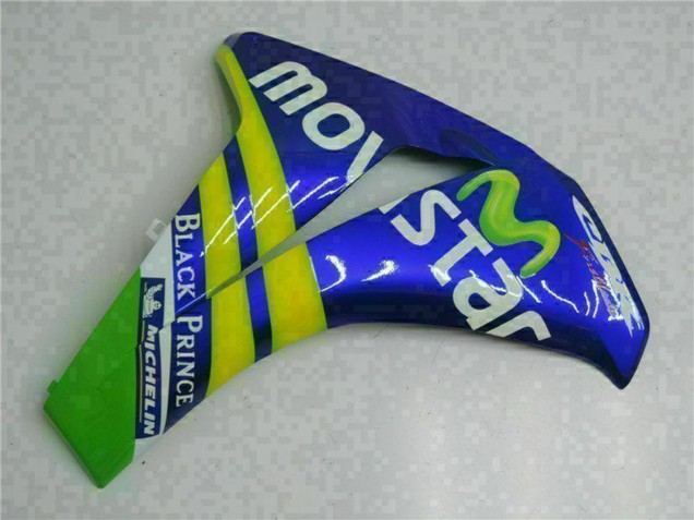 2008-2011 Honda CBR1000RR Motorcycle Fairings - Blue Yellow Green MoviStar Castrol