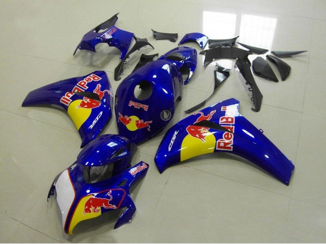 2008-2011 Honda CBR1000RR Motorcycle Fairings - Blue Yellow White Red Bull