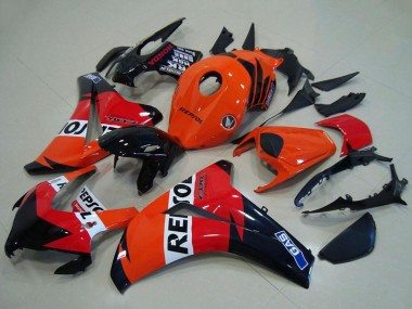Wholesale 2008-2011 Honda CBR1000RR Abs Fairings - Orange White Red Glossy Black Repsol