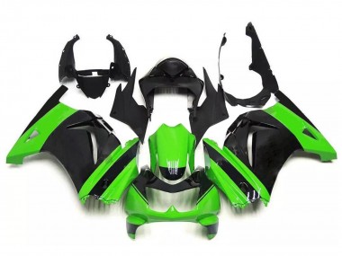 Wholesale 2008-2012 Kawasaki EX250 Motorcycle Fairing - Green Black
