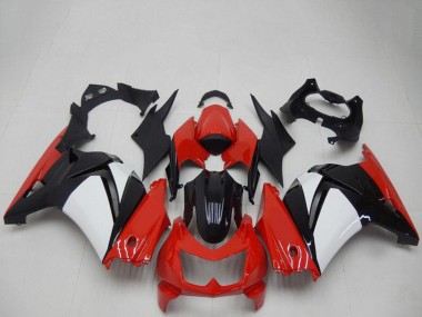 Wholesale 2008-2012 Kawasaki EX250 Motorcycle Fairings - Red White Black