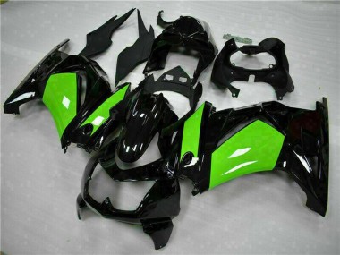 Wholesale 2008-2012 Kawasaki EX250 Motorcycle Fairings - Glossy Black Green