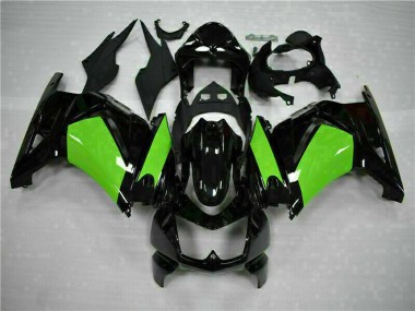 Wholesale 2008-2012 Kawasaki EX250 Motorcycle Fairings - Glossy Black Green