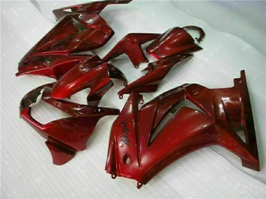 Wholesale 2008-2012 Kawasaki EX250 Motorcycle Fairings - Maroon Red