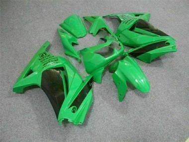 Wholesale 2008-2012 Kawasaki EX250 Motorcycle Fairings - Green Black