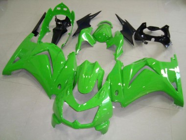 Wholesale 2008-2012 Kawasaki ZX250R Motorcycle Fairings - Green