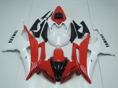 Wholesale 2008-2016 Yamaha YZF R6 Motorcycle Fairings - White Red