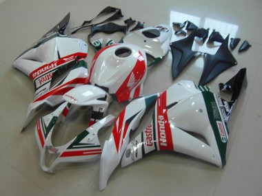 Wholesale 2009-2012 Honda CBR600RR Motorcycle Fairings - White Red Green Castrol