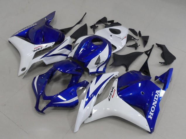 2009-2012 Honda CBR600RR Motorcycle Fairings - White Blue