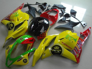Wholesale 2009-2012 Honda CBR600RR Motorcycle Fairings - Yellow Red Green Glossy Black Corona Extra