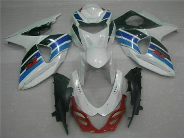 Wholesale 2009-2016 Suzuki GSXR 1000 Full Motorcycle Fairings - White Blue Black