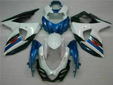 Wholesale 2009-2016 Suzuki GSXR 1000 Abs Fairings Kits - White Blue Black