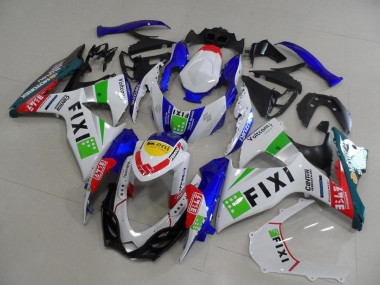 Wholesale 2009-2016 Suzuki GSXR 1000 Motorcycle Fairings - White Blue Green Yellow Red Fixi