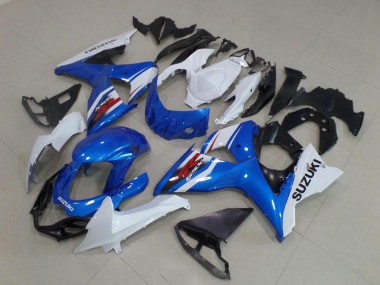 Wholesale 2009-2016 Suzuki GSXR 1000 Abs Fairing Kits - White Blue Black