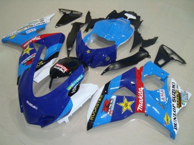 Wholesale 2009-2016 Suzuki GSXR 1000 Motorcycle Fairings - Blue White Red Black Rockstar Racing