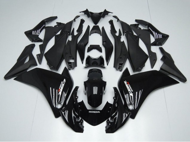 2011-2015 Honda CBR250RR Motorcycle Fairings - Glossy Black Matte Black