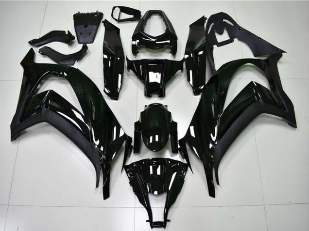 2011-2015 Kawasaki ZX10R Motorcycle Fairings - Glossy Black