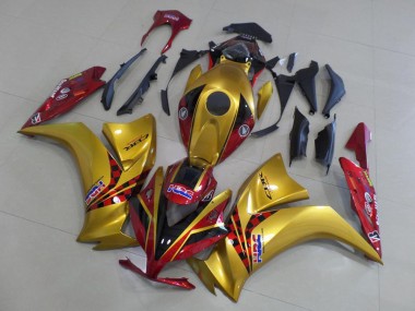Wholesale 2012-2016 Honda CBR1000RR Motorcycle Fairings - Gold Red HRC