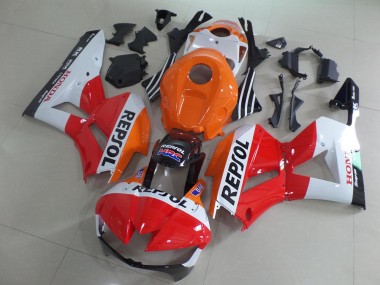 Wholesale 2013-2023 Honda CBR600RR Motorcycle Fairing Kits - Orange White Red Glossy Black Repsol