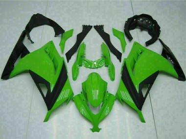 Wholesale 2013-2024 Kawasaki Ninja 300 EX300R Motorcycle Fairings - Green Black