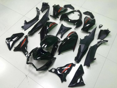 Wholesale 2013-2018 Kawasaki Z800 Motorcycle Fairings - Glossy Black Red Silver