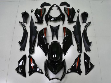 Wholesale 2013-2018 Kawasaki Z800 Motorcycle Fairings - Glossy Black Red Silver