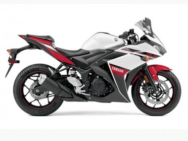Wholesale 2015-2018 Yamaha YZF R3 Motorcycle Fairings - White Red Black