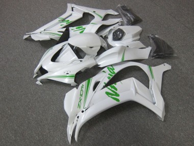 Wholesale 2016-2020 Kawasaki ZX10R Motorcycle Fairing - Pearl White Green