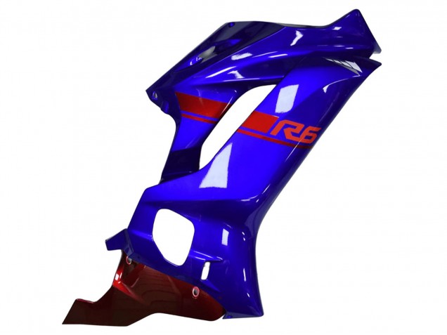 2017-2023 Yamaha YZF R6 Motorcycle Fairings - Blue Red